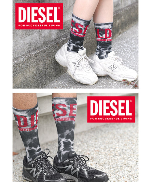 ディーゼル DIESEL SKM-RAY メンズ クルーソックス 【メール便】 OUTLET SALE_F cts